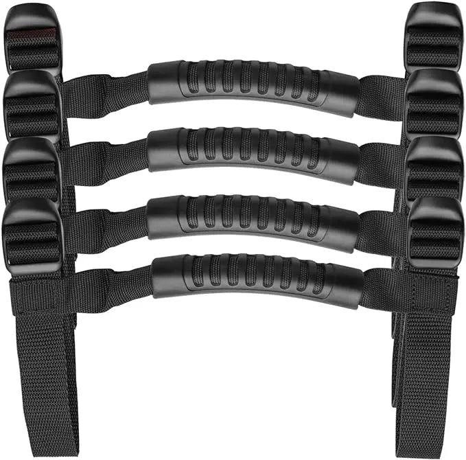 Roll Bar Grab Handles Grip for Jeep Wrangler YJ/TJ/JK/JL (1995–2021) | 4-Piece Set