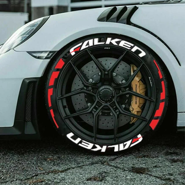 3D PVC Waterproof Tire Letter Stickers | OLPAY Car & Motorcycle