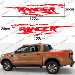 Logo Decal for Ford Ranger Raptor / XLT / XL / Lariat T6-T9 (2012-2025+) | 2-Piece Vinyl