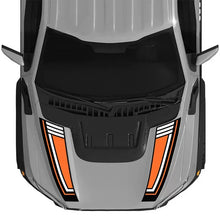 Load image into Gallery viewer, Custom Matte Black Engine Hood Stripe Kit | Front Graphics for Ford Raptor / Mustang