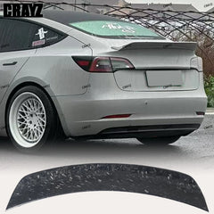 IPM GT-Style Real Carbon Fiber Rear Trunk Spoiler for Tesla Model 3 (2017–2022) | Sport Lid Wing