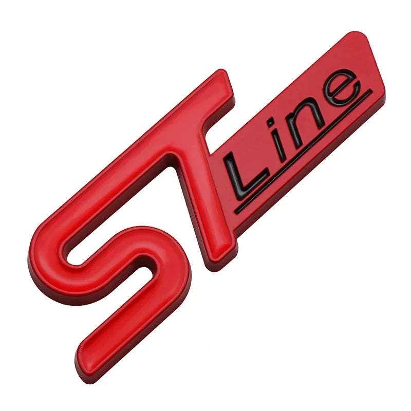 3D Metal ST Line Trunk Badge | Ford Focus / Mondeo / Kuga / Ecosport Emblem