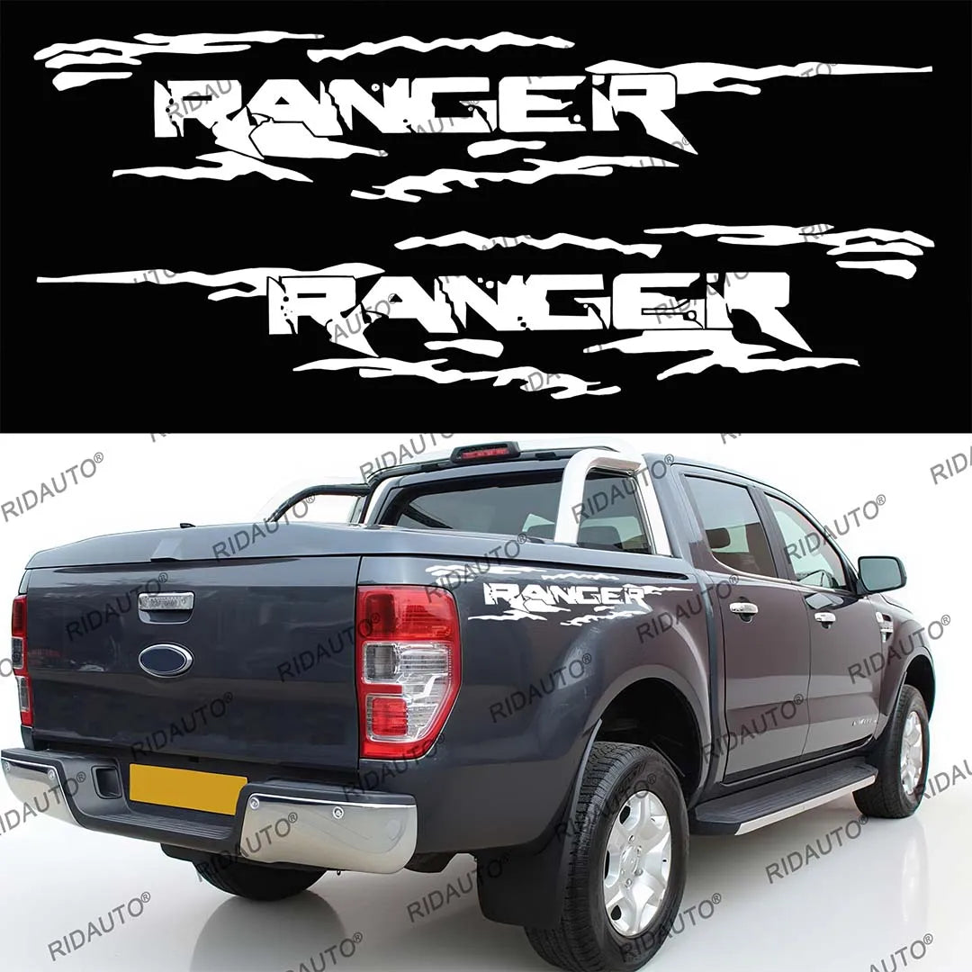 Logo Decal for Ford Ranger Raptor / XLT / XL / Lariat T6-T9 (2012-2025+) | 2-Piece Vinyl