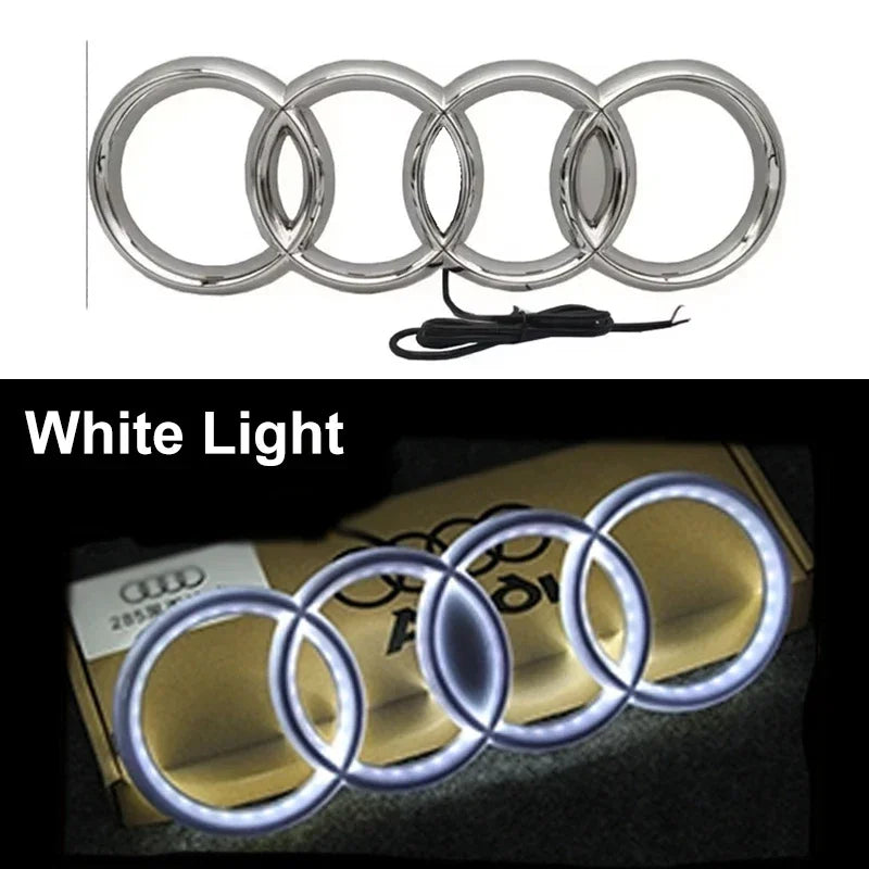 LED Dynamic Streamer Front Grille Emblem for Audi Q7/Q8/S3/A1 | Badge