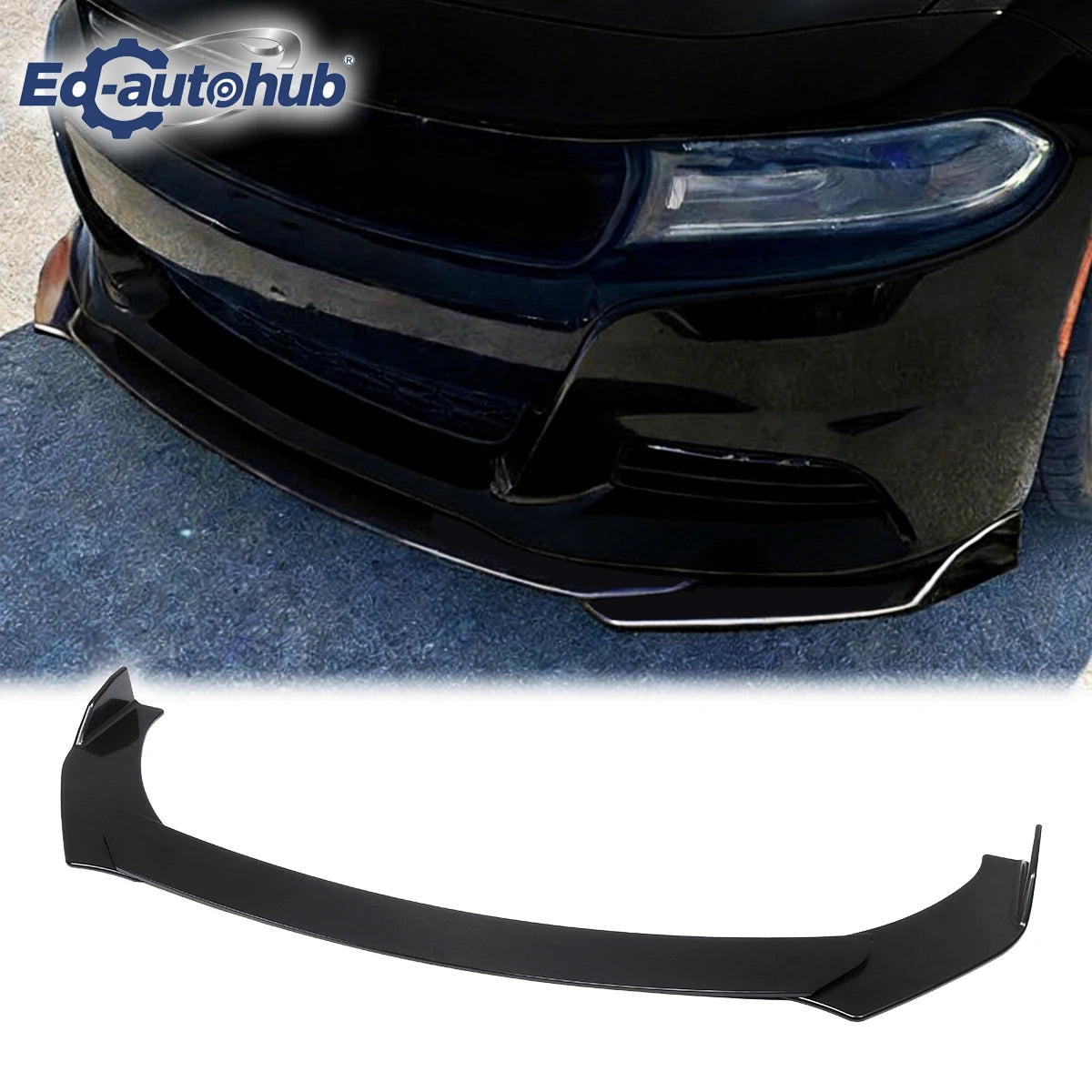 Front Bumper Lip Splitter Spoiler for Dodge Charger R/T / SRT / SXT (2015–2022) | Performance Style