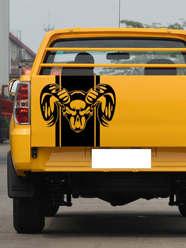 Creative Stripe Graphic Decals - Cool Truck Stickers for Dodge Ram 1500, 2500, 3500, Rebel & Mopar