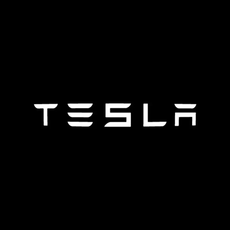 2/4pcs Car Door LED Logo Projector  lights HD Welcome Light 3D Laser Ghost Shadow Light for Tesla Model Y 3 S X car Accessory