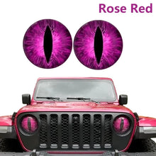Load image into Gallery viewer, Beast Eyes Headlight Decals – Car &amp; Jeep Headlight Sticker | 6 Colors | Universal Fit