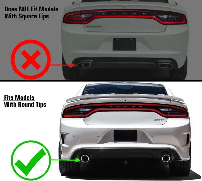 Rear Spoiler Diffuser Body Kit Posterior Lip for Dodge Charger SRT (2015–2021) | Envelope Style