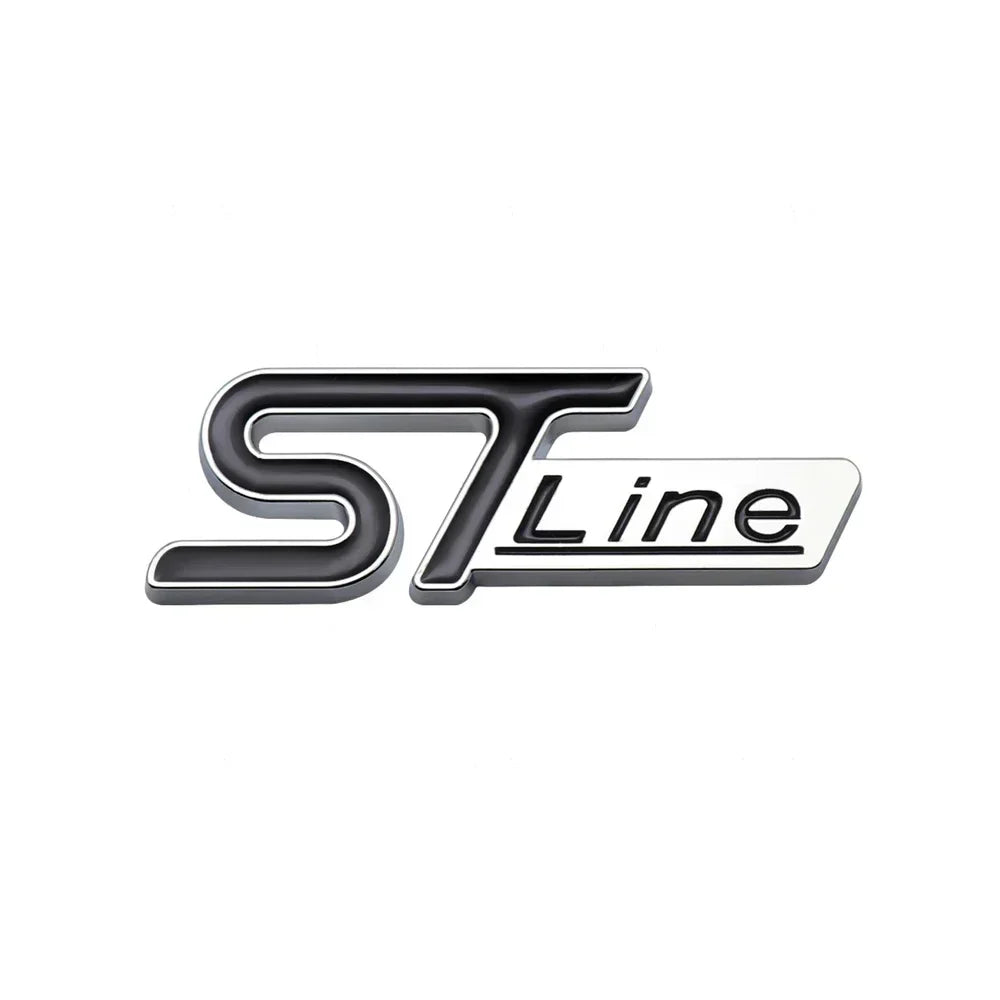 3D Metal ST Line Trunk Badge | Ford Focus / Mondeo / Kuga / Ecosport Emblem