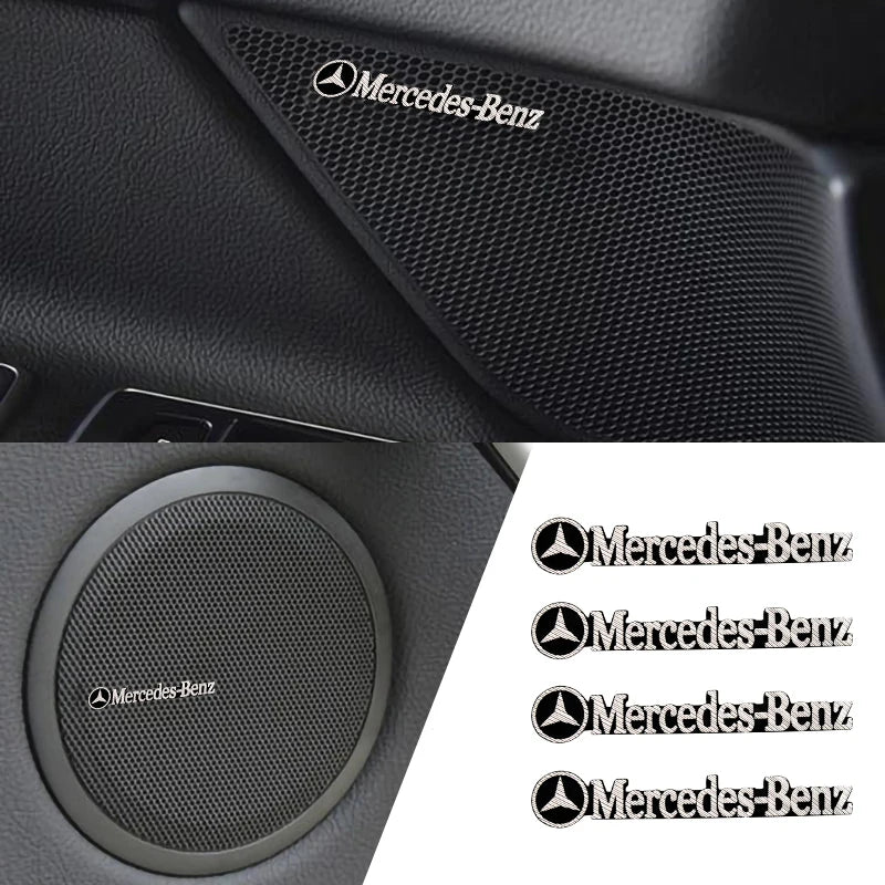 Aluminum AMG Emblem Sticker for Mercedes-Benz W204 / W203 / W211 / W212 / W205 | Car Badge
