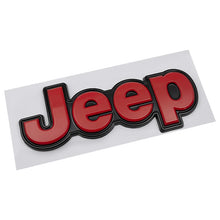 Cargar imagen en el visor de la galería, 15.8cm ABS Side Body / Trunk Emblem Badge Sticker for Jeep Wrangler / Grand Cherokee | JEEP Logo