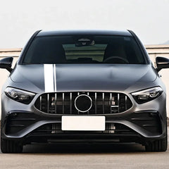 Hood Decal Side Stripes & Skirt Sticker for Mercedes-Benz A-Class A45S W177 | Color Change Vinyl