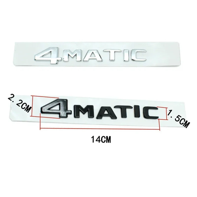 ABS Trunk Letters Logo Emblem Badge Decal for Mercedes-Benz GL-Class / GLS | Sticker