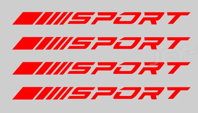 4pc Sport Racing DIY Stripe Wheel Rim Sticker | VACOMUL 7-Color