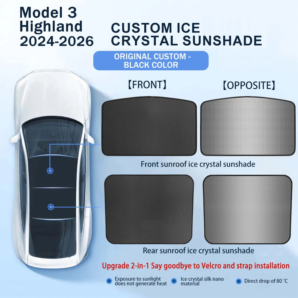 Ice Cloth Seat Cover for Tesla Model 3/Y Highland/Juniper (2025–2026)