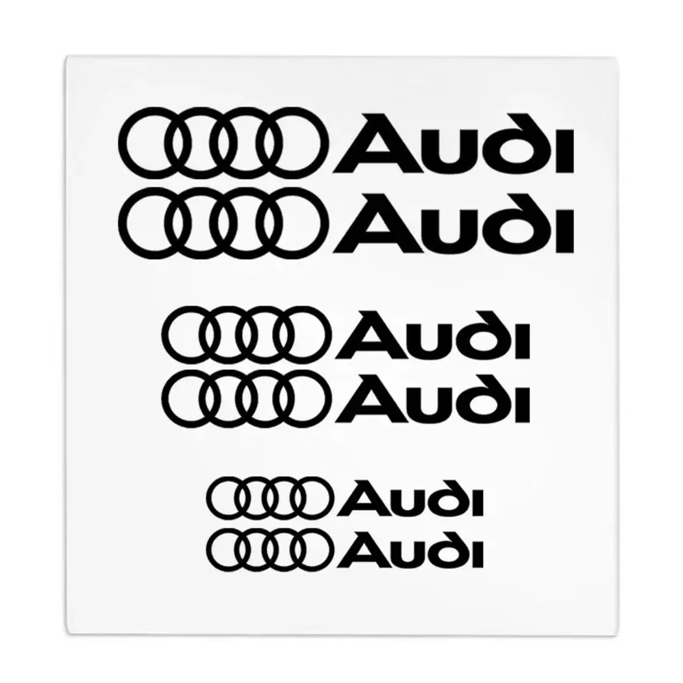 Audi S-line Brake Caliper Decals – Heat-Resistant Vinyl Stickers