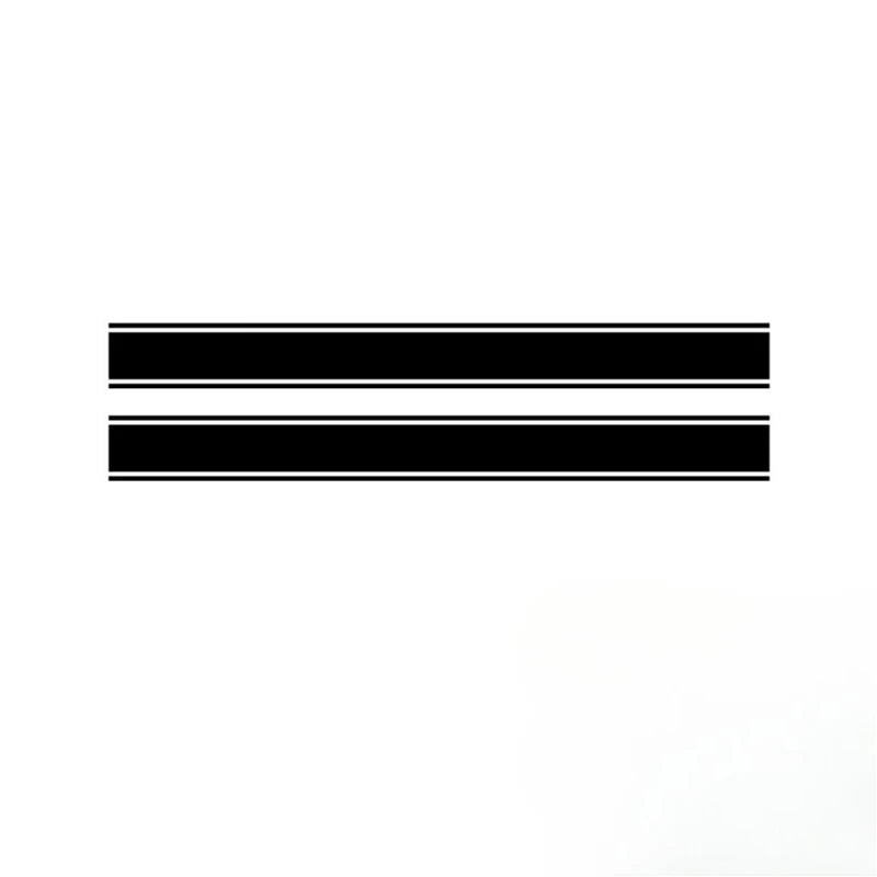 Sport Stripe Hood Bonnet Decal for Mini Cooper (R50–R61, F54–F60) | 2-Piece Engine Cover Vinyl Sticker