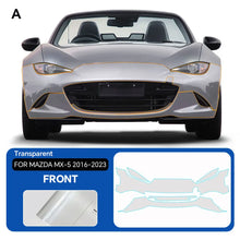 Load image into Gallery viewer, Precut PPF for Mazda MX-5 Miata (2016–2023) | 9-Mil TPU Paint Protection Film Clear Bra