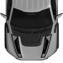 Load image into Gallery viewer, Custom Matte Black Engine Hood Stripe Kit | Front Graphics for Ford Raptor / Mustang