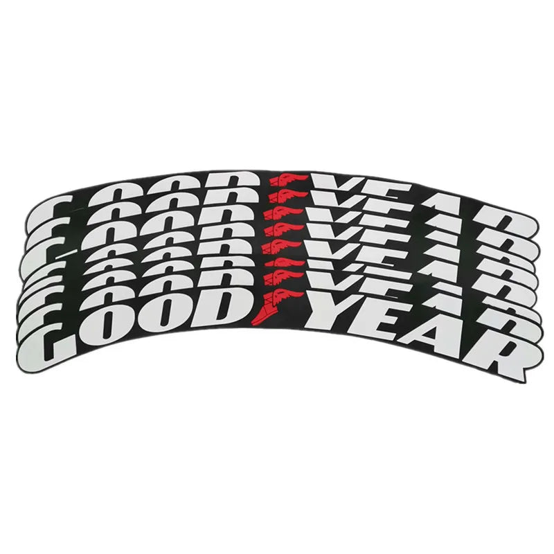 GOODYEAR 3D Wheel Logo Tyre Letter Sticker | OLPAY Cool Car Decal
