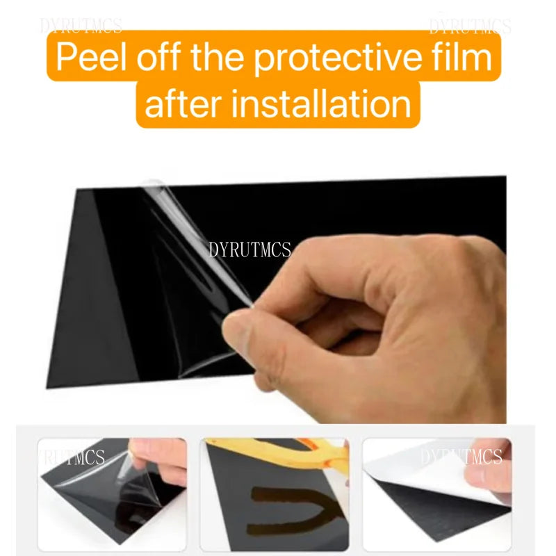 Glossy Black Silver Carbon Pillar Post Fit For Audi A3 S3 RS3 4dr 8P 2003 2004 -2013  Door Window Column BC Trim Sticker Cover