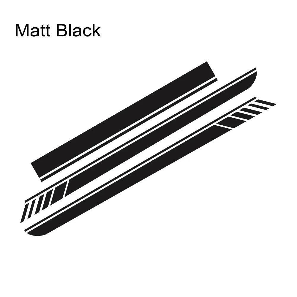 Hood Decal Side Stripes & Skirt Sticker for Mercedes-Benz A-Class A45S W177 | Color Change Vinyl