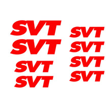 Load image into Gallery viewer, Ford SVT 8-Sticker Decal Set | Raptor, Cobra, Focus Vinyl Sheet
