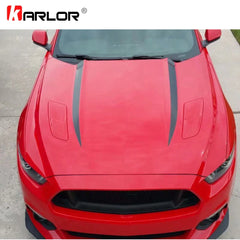 Long Hood Stripe Decal | 2-Piece 45.3" PVC Vinyl for Cars & Automobiles