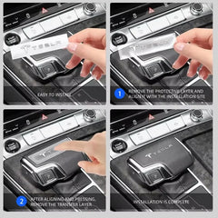 3D Metal Car Creative Stickers Waterproof Dirt-proof Sticker For Tesla Model 3  S X Y Roadster SpaceX Car Accessories