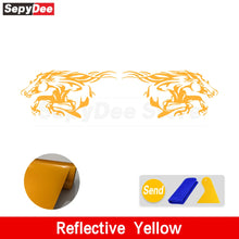 Load image into Gallery viewer, Running Horse Side &amp; Rear Fender Decal | 2-Piece Vinyl for Mustang, Challenger, Porsche &amp; Ford