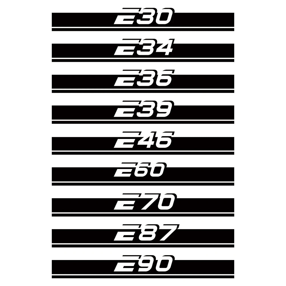 Car Bonnet Hood Sticker Accessories Vinyl Film Decal For BMW E39 E46 E60 E90 E28 E30 E34 E36 E53 E61 E62 E70 E87 E91 E92 E93