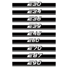 Load image into Gallery viewer, Hood Bonnet Number / Letter Vinyl Decal for BMW (E28–E93) | Accessories Film Sticker