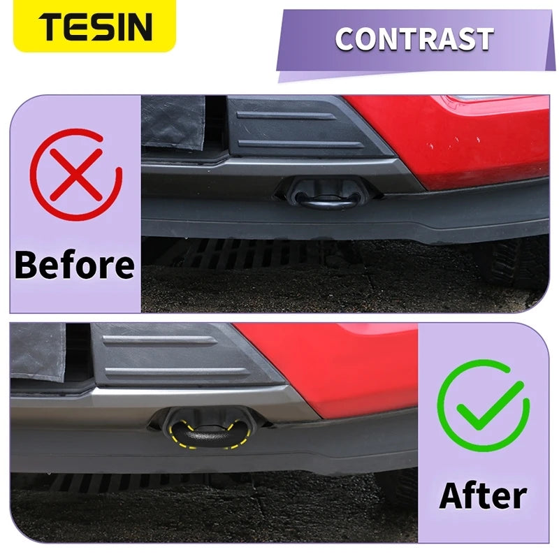 TPE Front Bumper Tow Hook Ring Protective Cover for Ford F-150 (2009–2024) | TESIN Trailer Guard