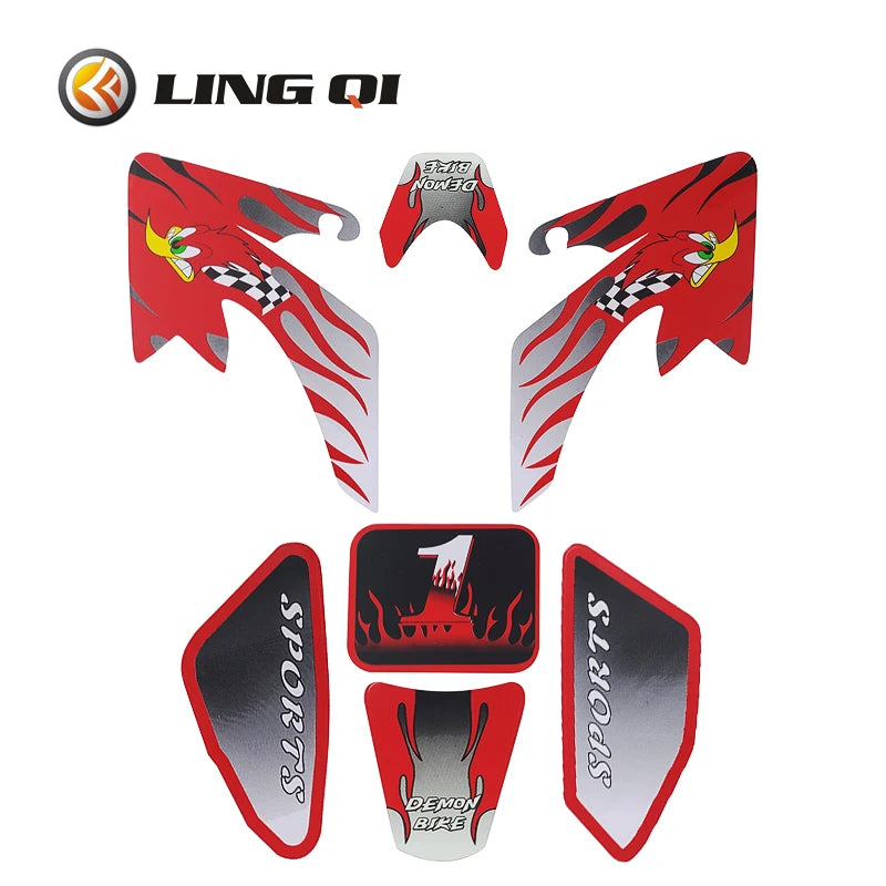 Graphic Kit for Honda CRF 50cc Dirt Bike Pit Bike Racing