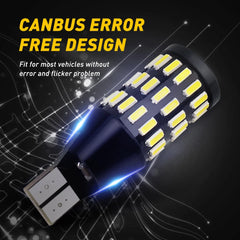 AUXITO W16W T15 921 Canbus LED | 2pc Super Bright Backup Light