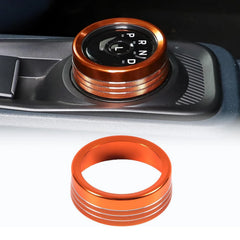 Aluminum Alloy Gear Shift Switch Button Ring Trim Cover | Mecha Style Knob (metyoucar ISO9001)