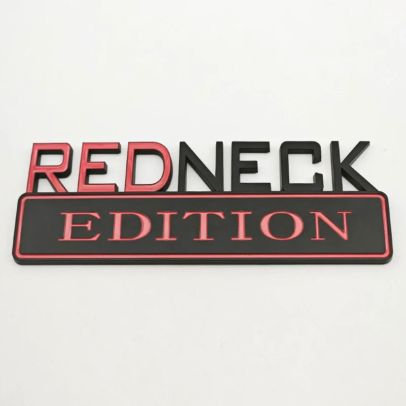 Universal Redneck Edition Emblem Badge | Ford F-150 / Silverado / RAM / Toyota / Jeep Trucks