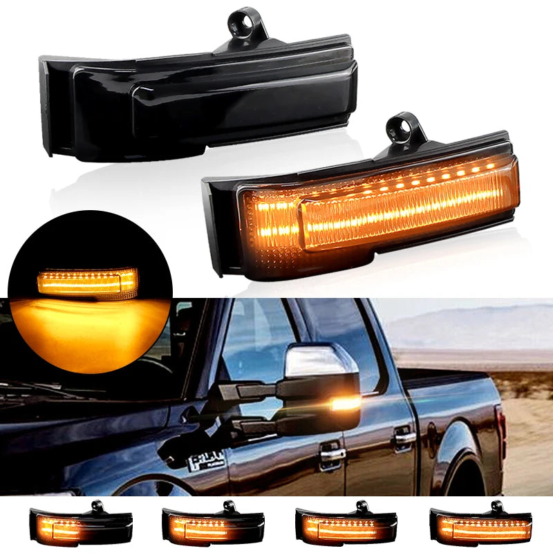 Left + Right LED Turn Signal Light Assembly for Ford F-150 Pickup (2015–2021) | OEM FL3Z-13B375-AA