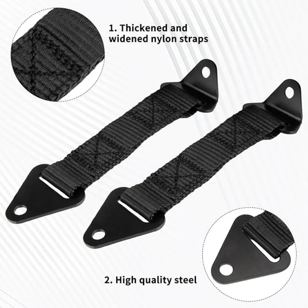 2PCS X3 Door Limiter Straps For Can-Am Maverick X3 2017-2023 Black Limit Straps Fixed/Adjustable length Accessories