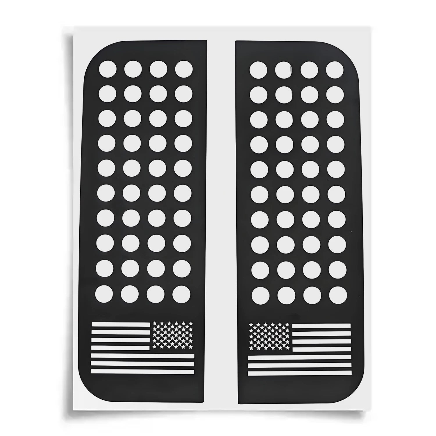 Rear Door Window Glass Decoration Cover Trim Decals for Jeep Wrangler JL JT 2018 2019 2020 2021 2022 2023 2024 2025 Accessories