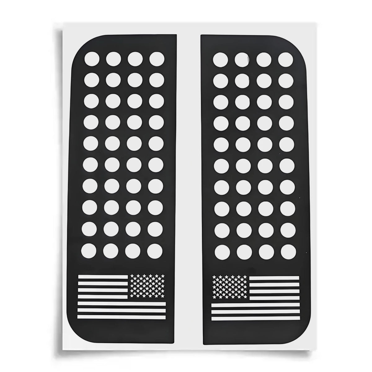 Rear Door Window Glass Decoration Cover Trim Decals for Jeep Wrangler JL JT 2018 2019 2020 2021 2022 2023 2024 2025 Accessories