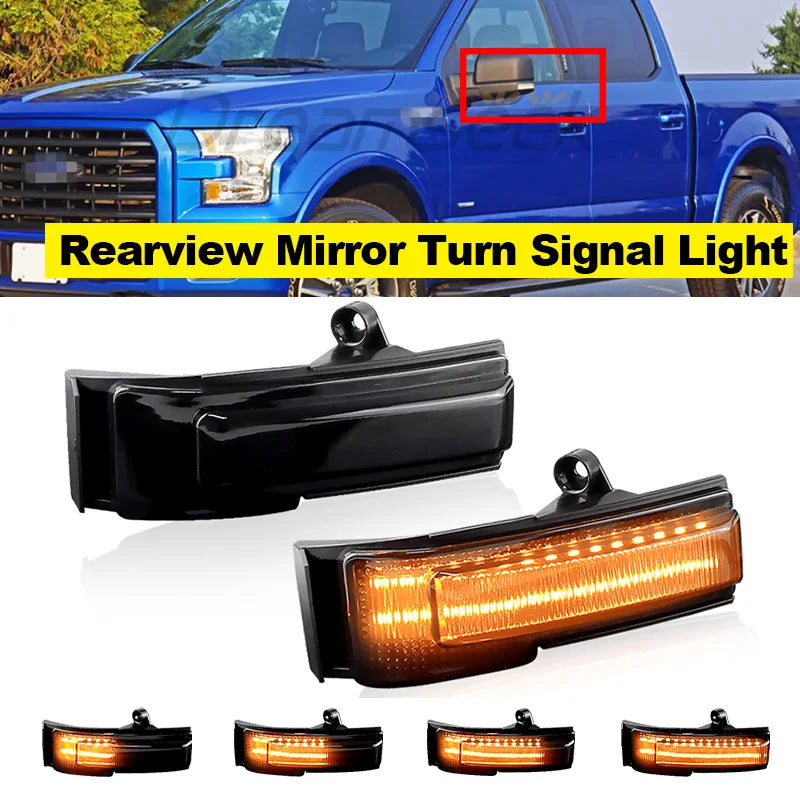 Left + Right LED Turn Signal Light Assembly for Ford F-150 Pickup (2015–2021) | OEM FL3Z-13B375-AA
