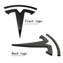 Cargar imagen en el visor de la galería, Zinc Alloy Front Hood Logo Sticker for Tesla Model 3 / Model Y | Auto Body Styling Emblem