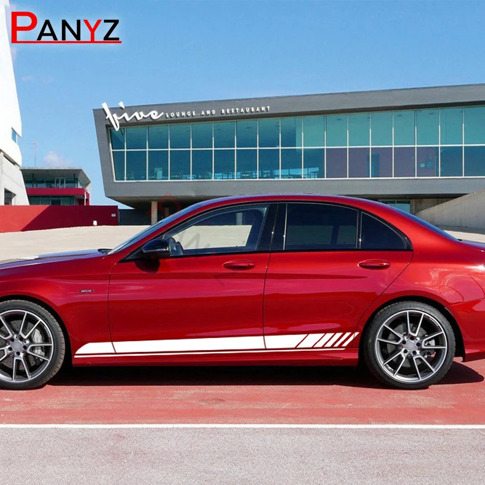 Side Stripes, Hood, Roof & Rear Decal Kit for Mercedes-Benz C-Class W205 / C63 AMG | Vinyl Graphics