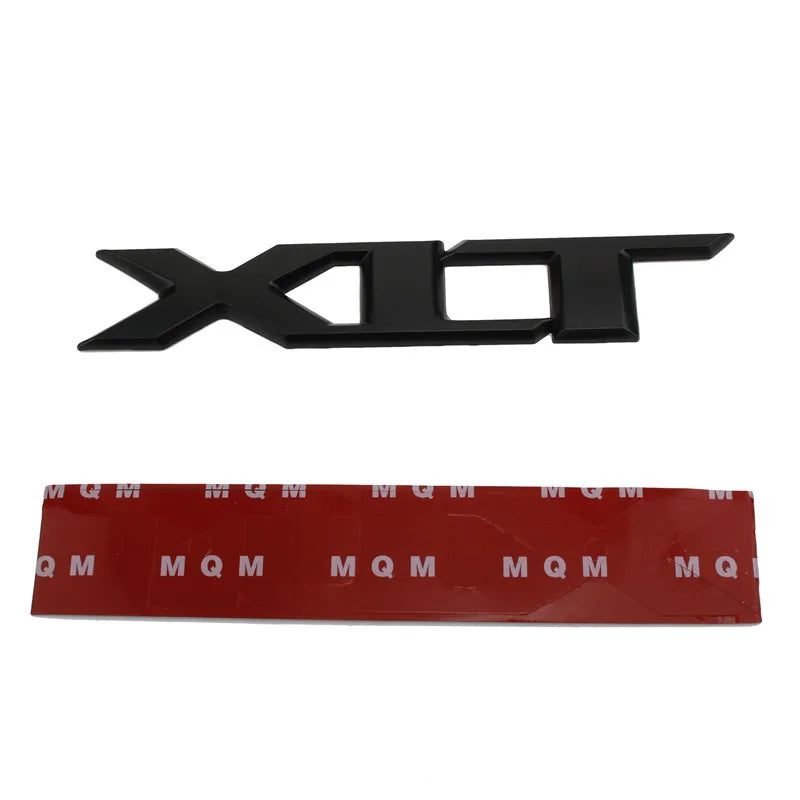 3D Metal XLT Letter Logo Badge Emblem for Ford F-150 / Ranger | Trunk Body Decal Sticker
