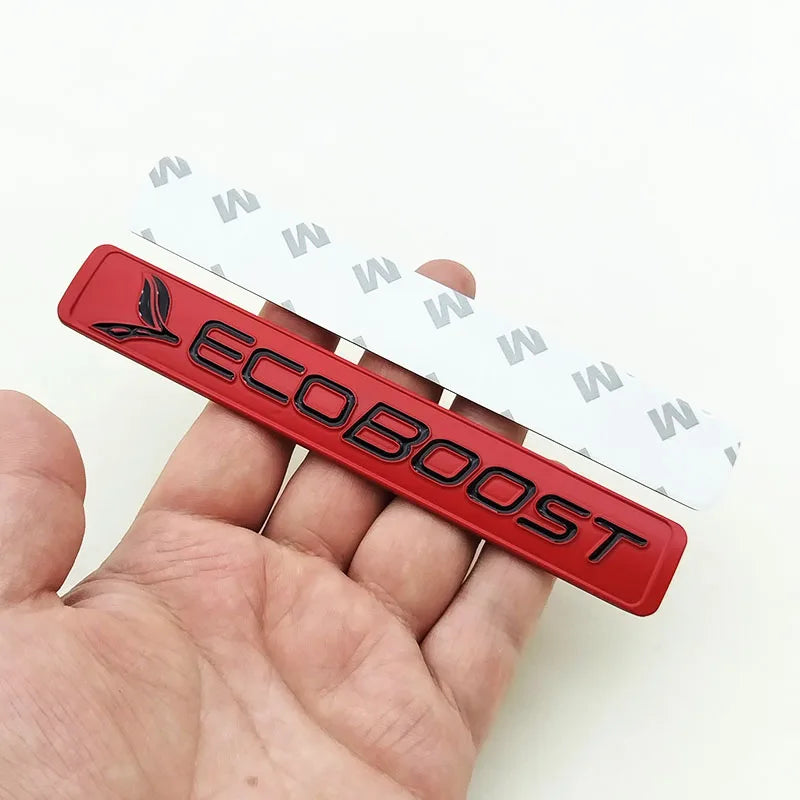 3D Metal EcoBoost Logo Emblem Badge Trunk Decal for Ford Focus / F-150 | Styling Sticker
