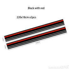 Load image into Gallery viewer, Dodge Challenger &amp; Charger Full Racing Stripe Decal Kit – Hood, Roof &amp; Tail Wrap | Demon-Style Sport Graphic | Style A or B