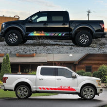 Load image into Gallery viewer, Mountain Peak Off-Road Vinyl Decal for Suzuki Jimny &amp; Ford Bronco | 2-Piece Body Sticker
