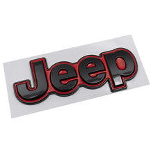 Cargar imagen en el visor de la galería, 15.8cm ABS Side Body / Trunk Emblem Badge Sticker for Jeep Wrangler / Grand Cherokee | JEEP Logo